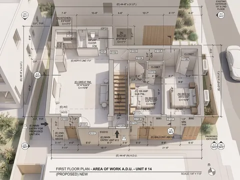3D ADU design rendering for project FP03