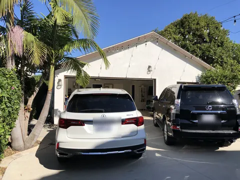 Existing garage before conversion project